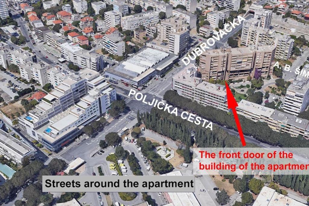 Eurit Apartment Shown In Detail Split Bagian luar foto